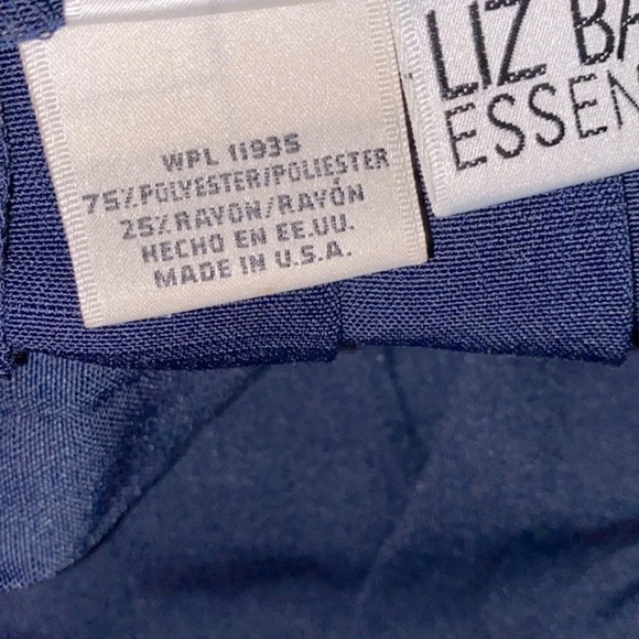 Vintage blue pleated maxi skirt new with tags size 16 - Picture 4 of 5